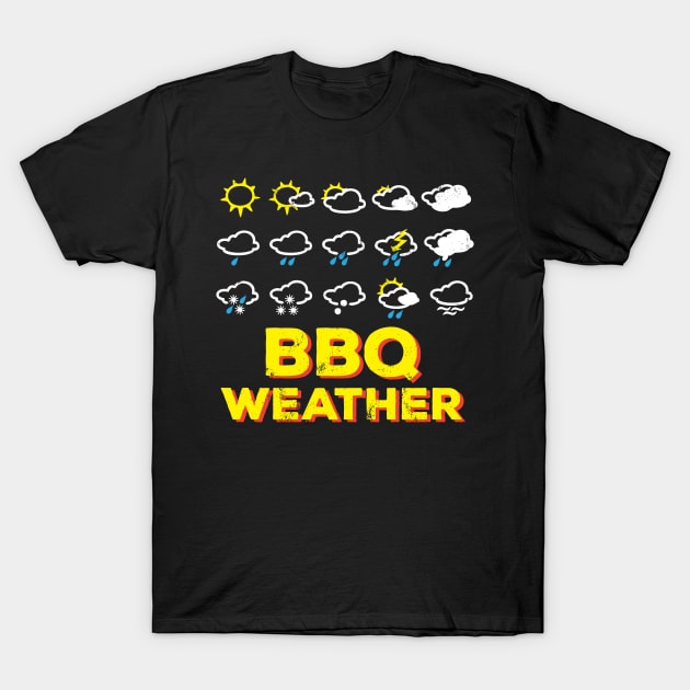 BBQ Weather Dad T-Shirt by BraaiNinja